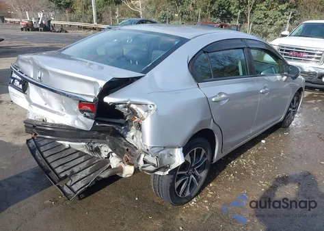 2014 Honda Civic Ex z USA, uszkodzony, nr VIN 19XFB2F87EE243042